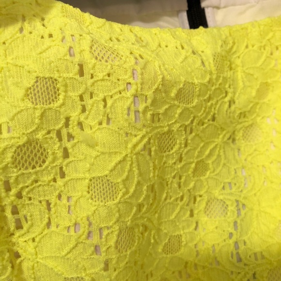 Marc New York highlighter faux leather lace dress - Picture 7 of 8